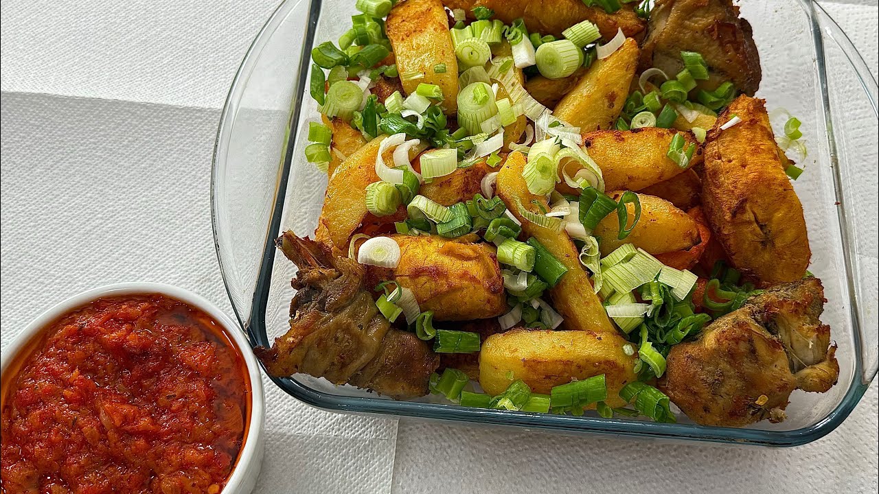 How to make Roasted Plantain and Vegetables 🥕