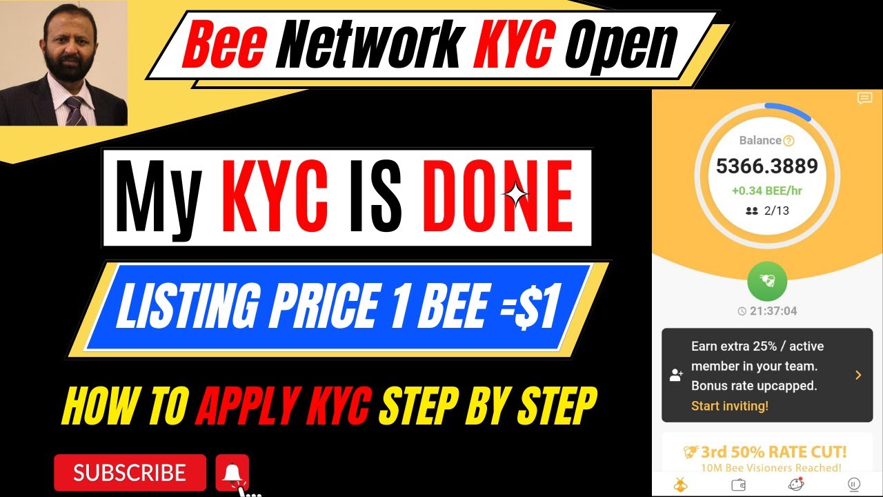 Bee Network KYC Verification Process🔥Bee Network Mining App KYC Update🔥Don't Miss🔥
