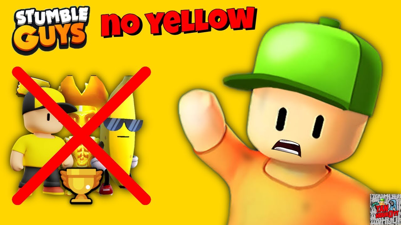 Stumble Guys But I Cannot Touch Yellow Colour 😱