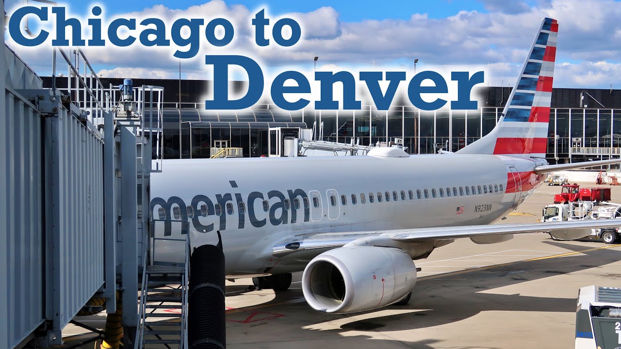 Full Flight: American Airlines B737-800 Chicago to Denver (ORD-DEN)