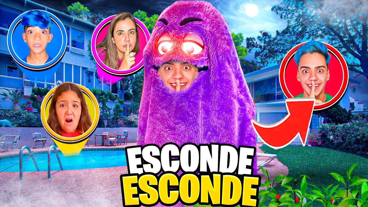 ESCONDE ESCONDE EXTREMO COM O GRIMACE NA CASA DA FAMÍLIA ROCHA *deu ruim!
