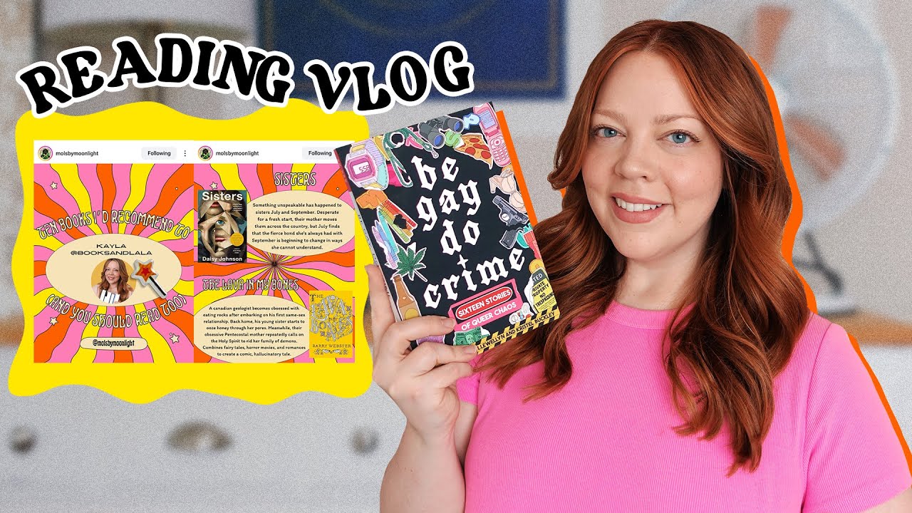 Weekly Reading Vlog 🌈 weird books recommended to me!