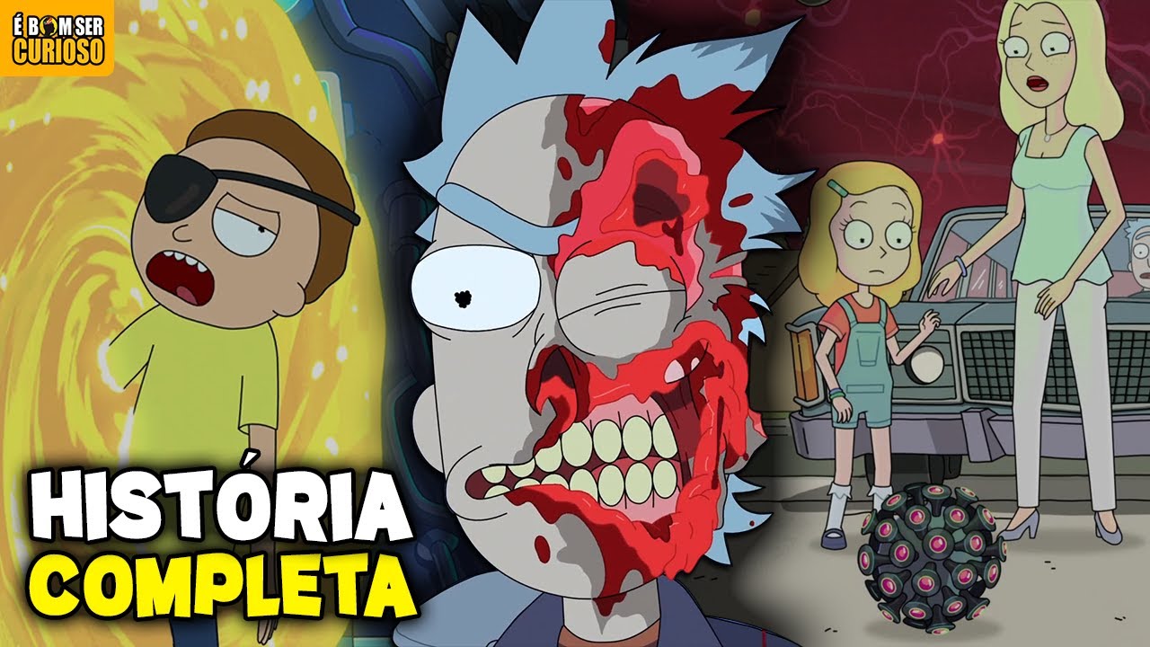 GUIA DEFINITIVO DA HISTÓRIA CANONICA DE RICK AND MORTY (Temporada 1 a 7)