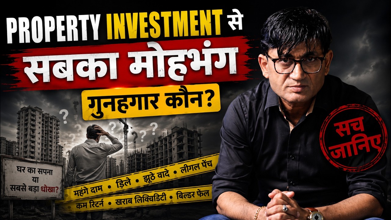Real Estate Slowdown Crisis Or Trust Crisis? Buyer गायब नहीं हुआ, भरोसा गायब हुआ है! #realestate
