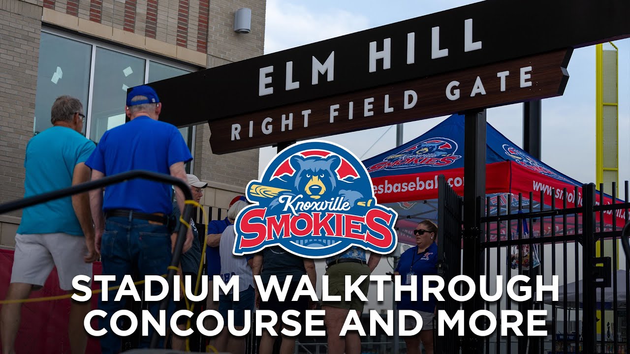 Knoxville Smokies - Covenant Health Park Walk Through the Ballpark, Concourse, and More