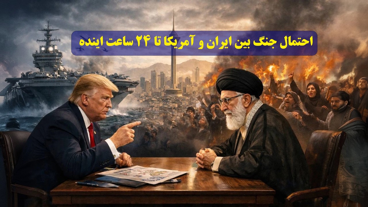 خامنه ای و ترامپ تصمیم میگیرند آیا جنگ شود یا خیر ؟ تحلیل وضعیت منطقه در 48 ساعت اینده