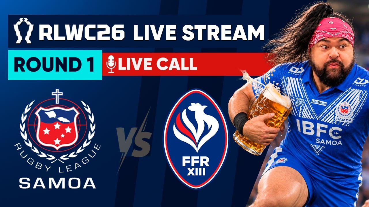 Samoa vs France | Rugby League World Cup Live Stream | Round 1