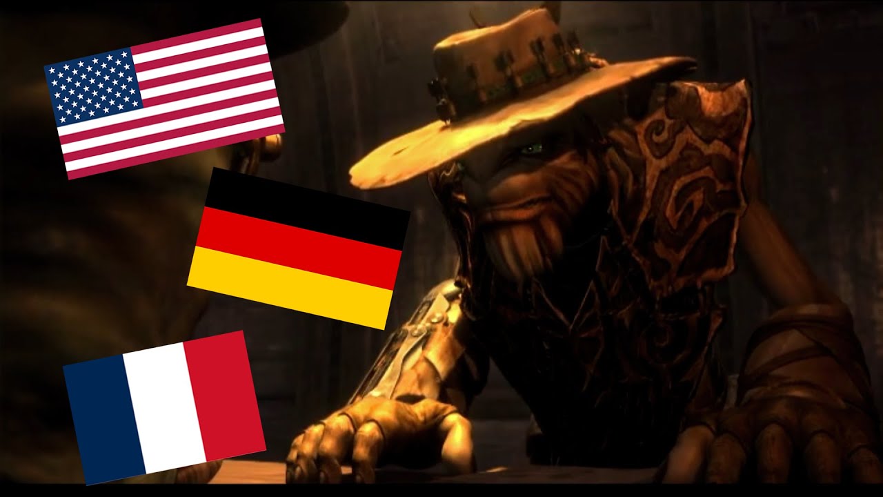 Oddworld Stranger's Wrath in 3 different languages