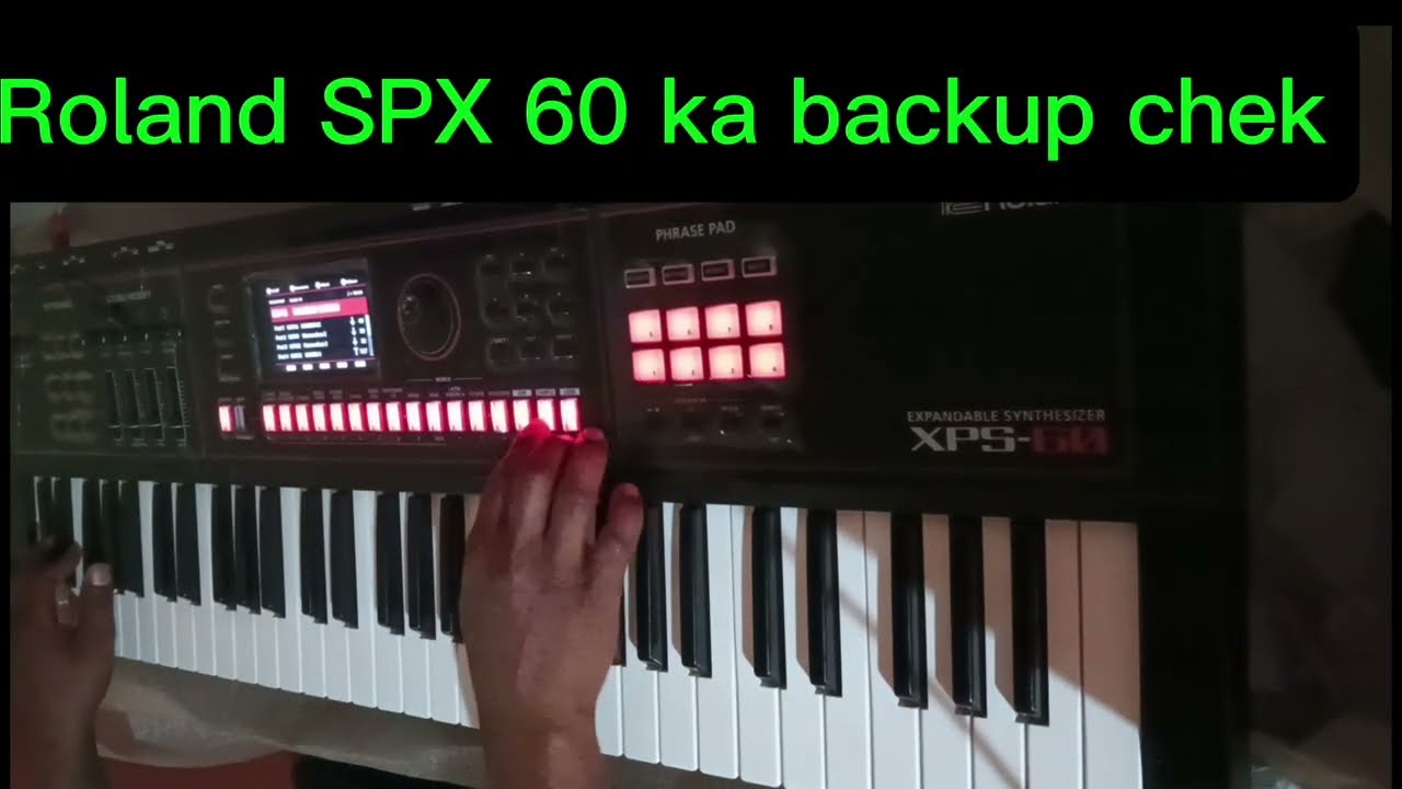 Roland XPS 60 का backup check #viralvideo #rolandxps60 #mp #song 