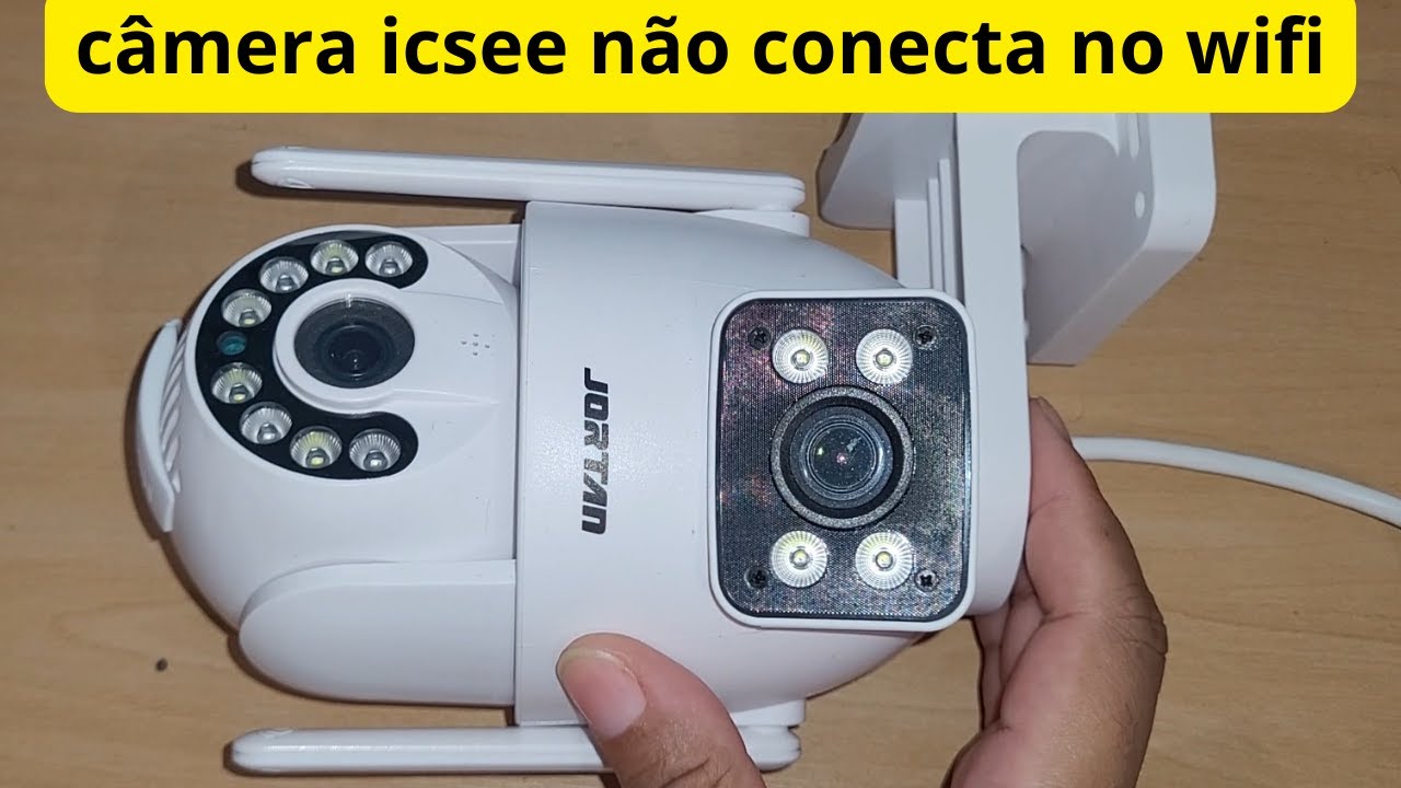 câmera icsee não conecta no wifi