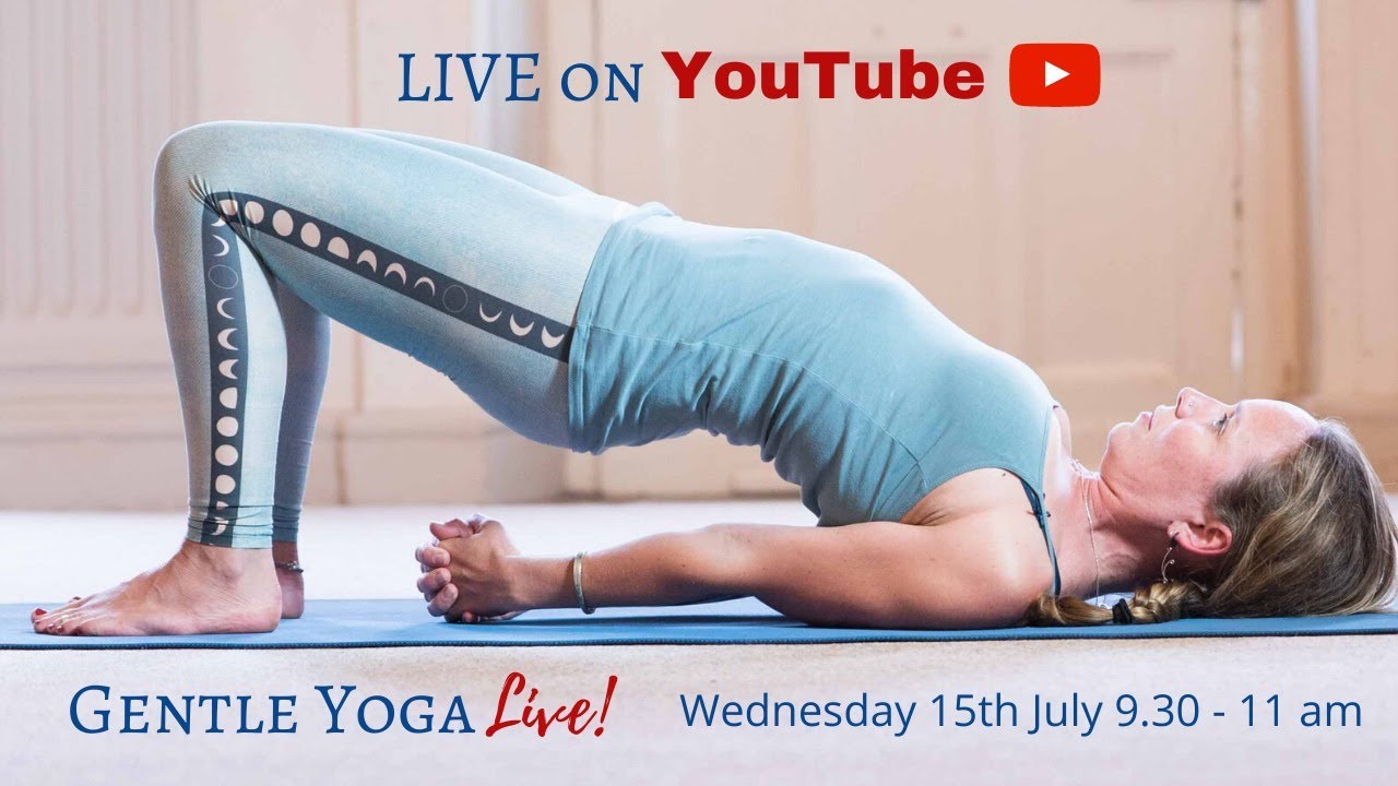 Gentle Morning Yoga with Joy! New webcam - wide angle lens (oops)