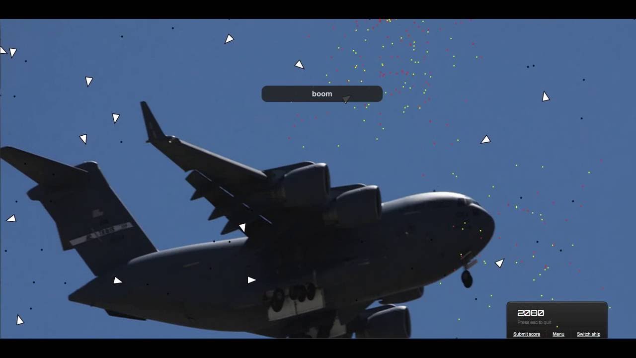 TPOA asteroids game