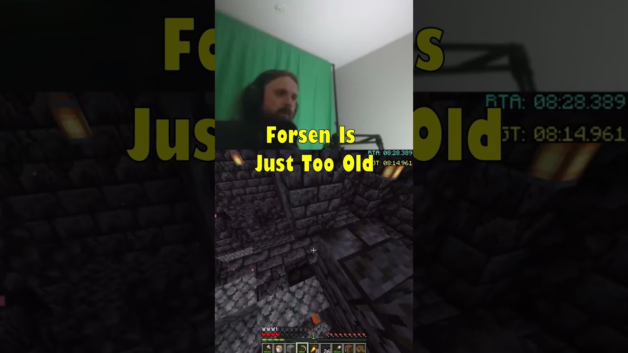 Forsen Is Just Too Old For Speedrunning