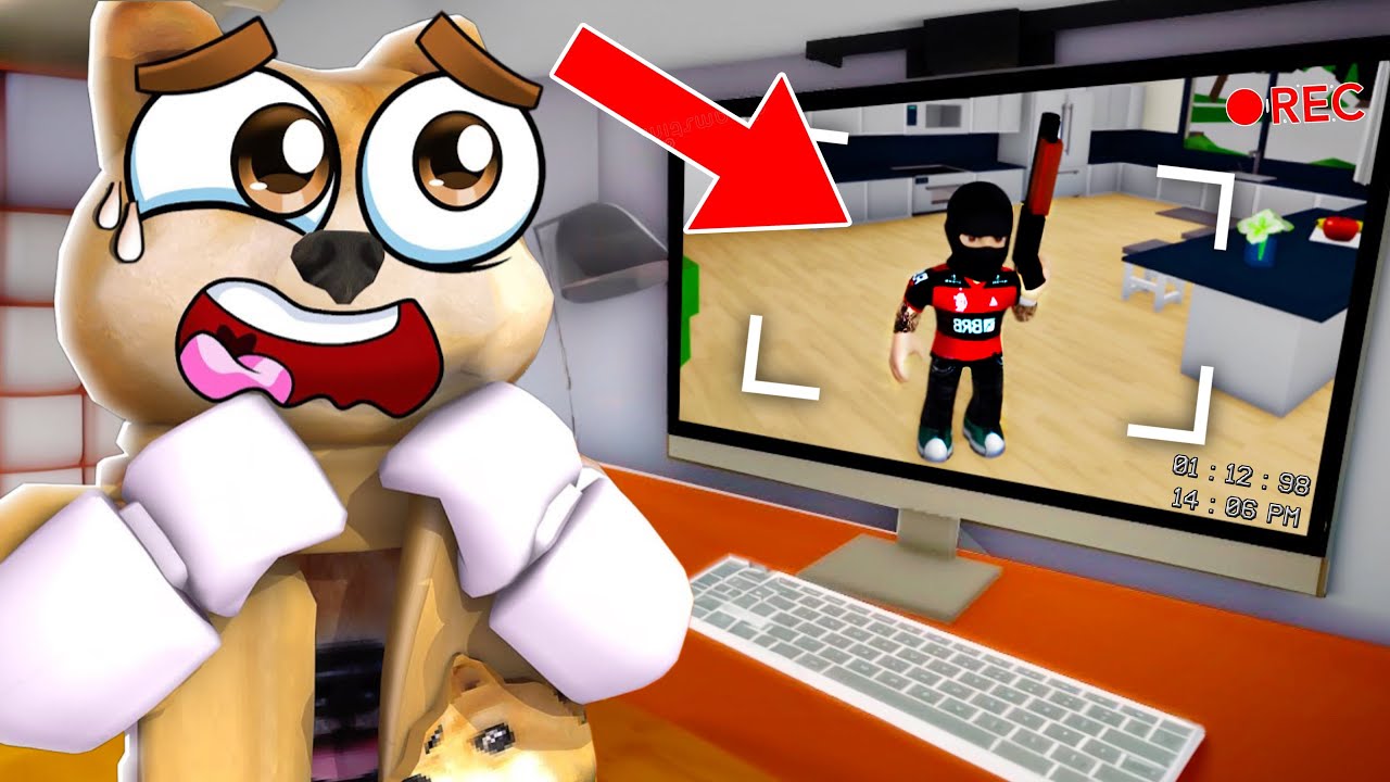 INVADIRAM MINHA CASA NO BROOKHAVEN RP! | Roblox