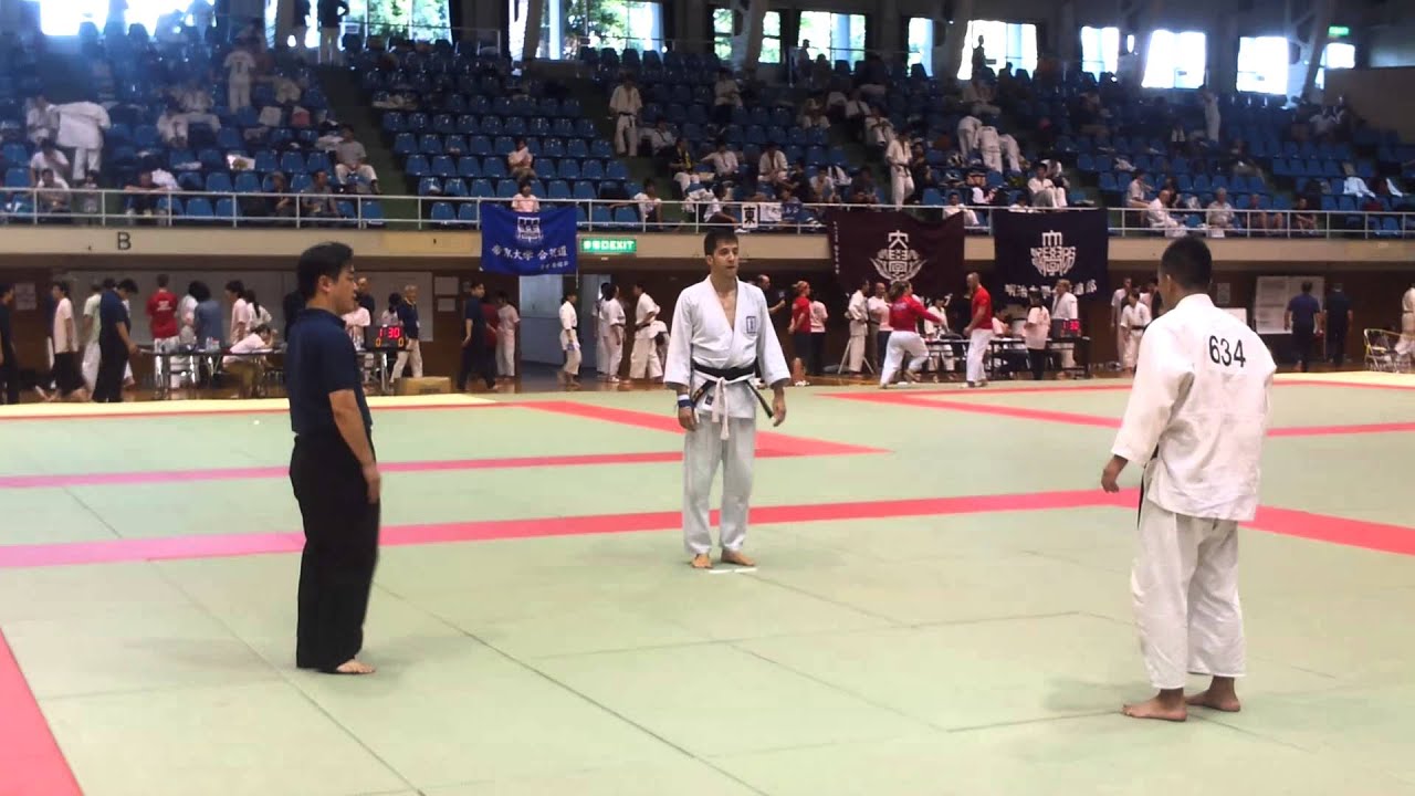 2013 Aikido international tournament Waseda vs Nathan