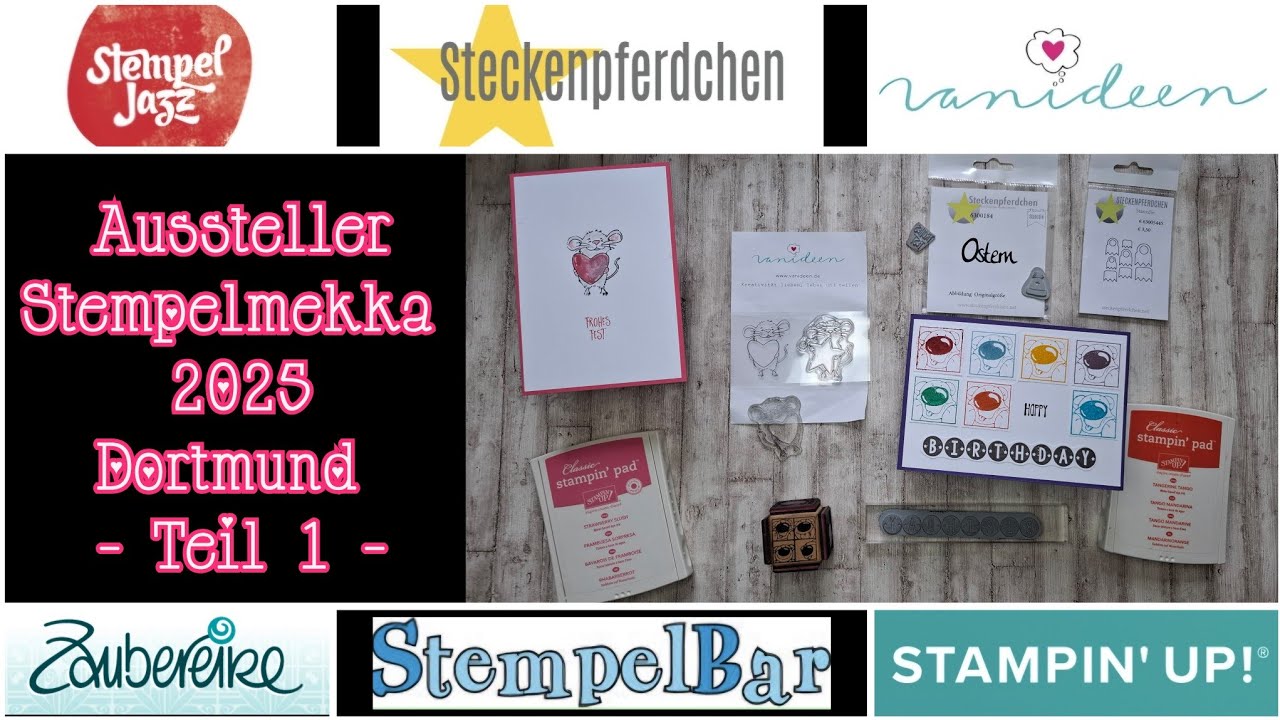 Stempelmekka 2025 am 6. + 7. September in Dortmund - Vorstellung der Aussteller Teil 1 