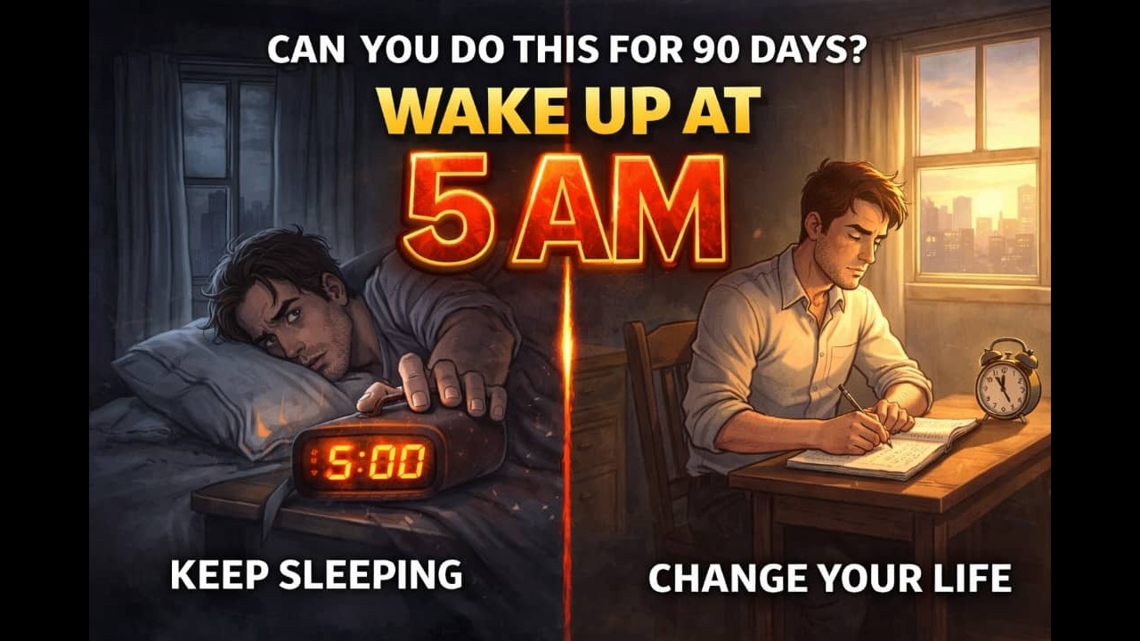 THE POWER OF 5AM: HOW WAKING UP EARLY CHANGED A POOR MAN'S LIFE #viral #motivation #everyone #facts