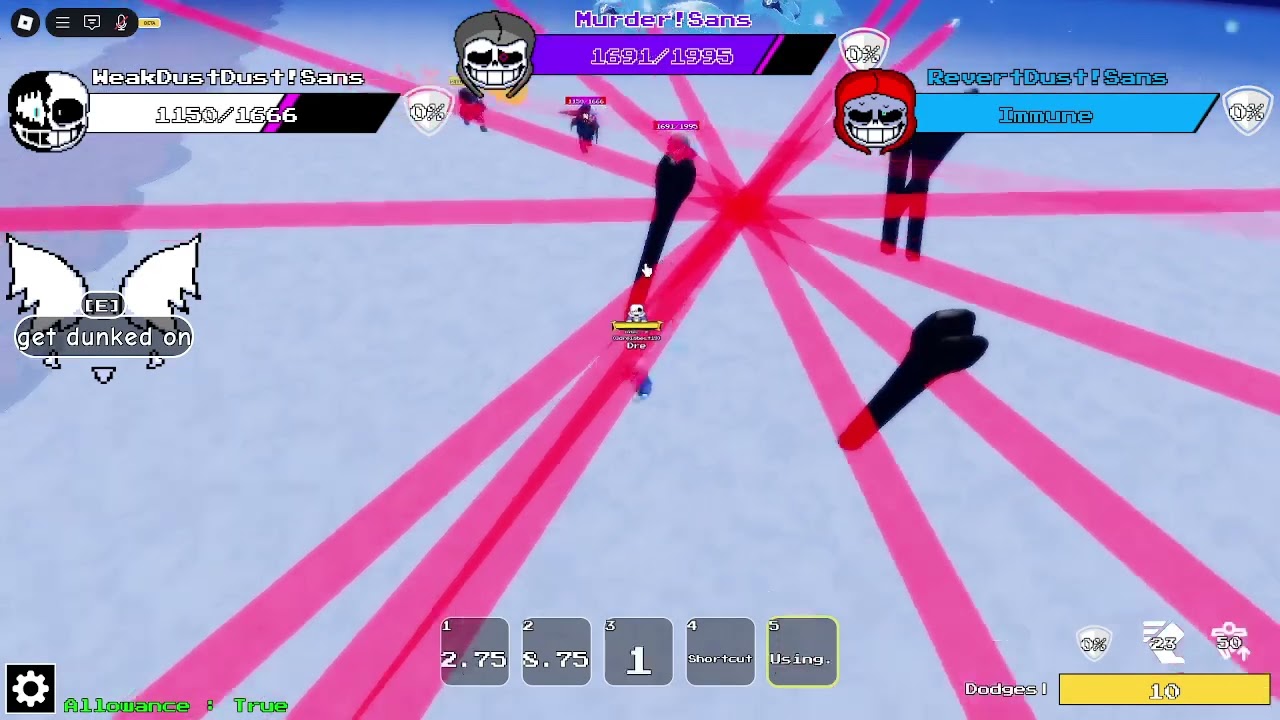 UT: Soul Of The Void Reborn | Hardmode Sans + Assists vs Boss rush.
