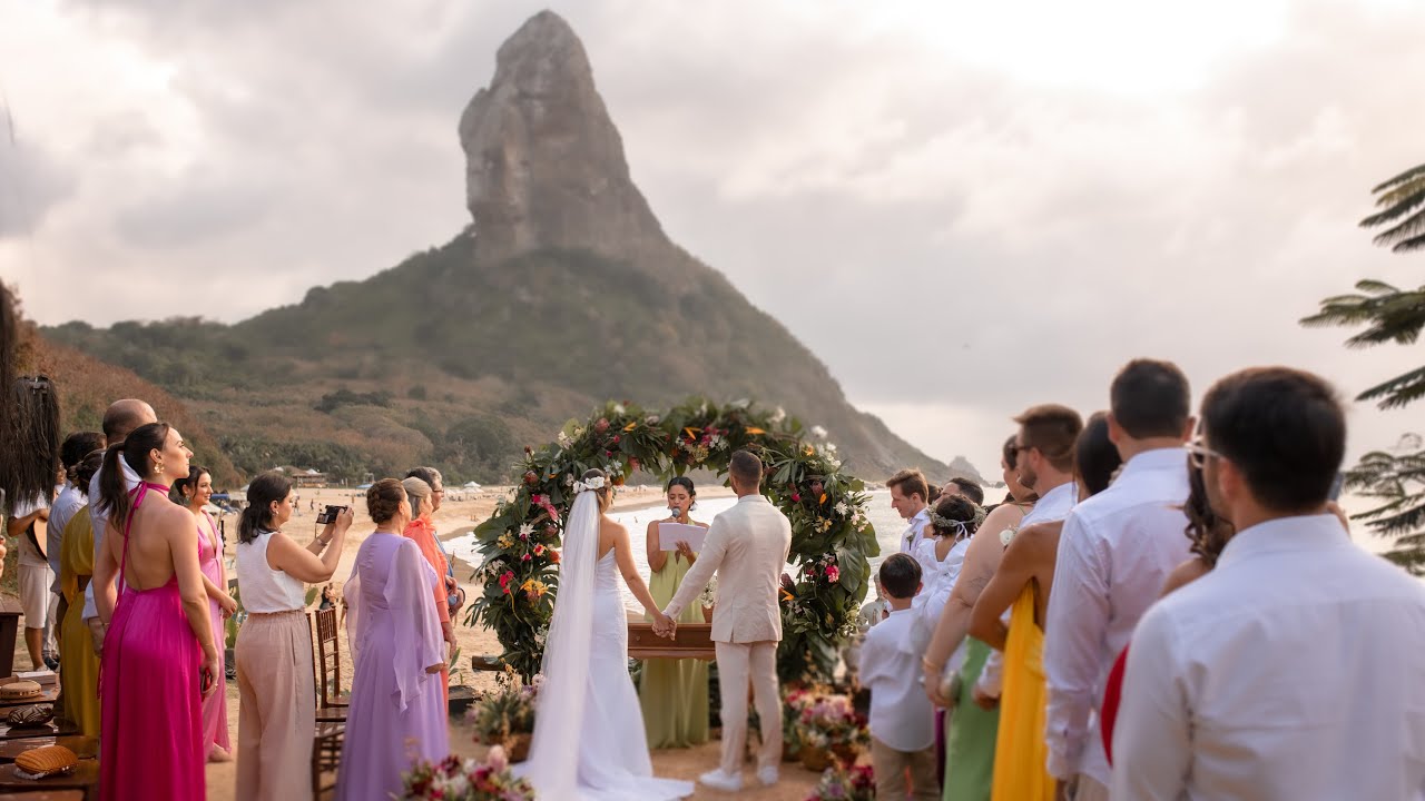 Maravilhoso documentário de casamento na Ilha de Fernando de Noronha