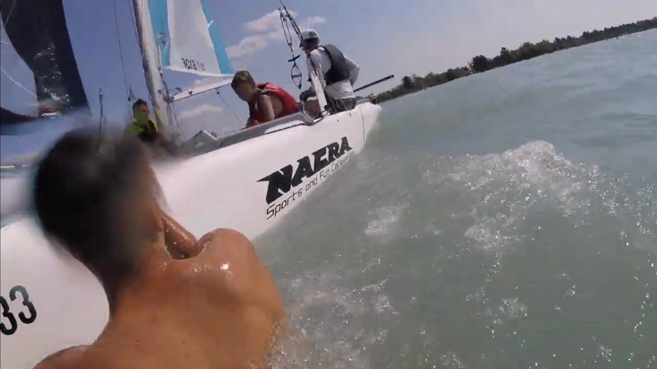 Katamaránnal a Balatonon - Nacra F18