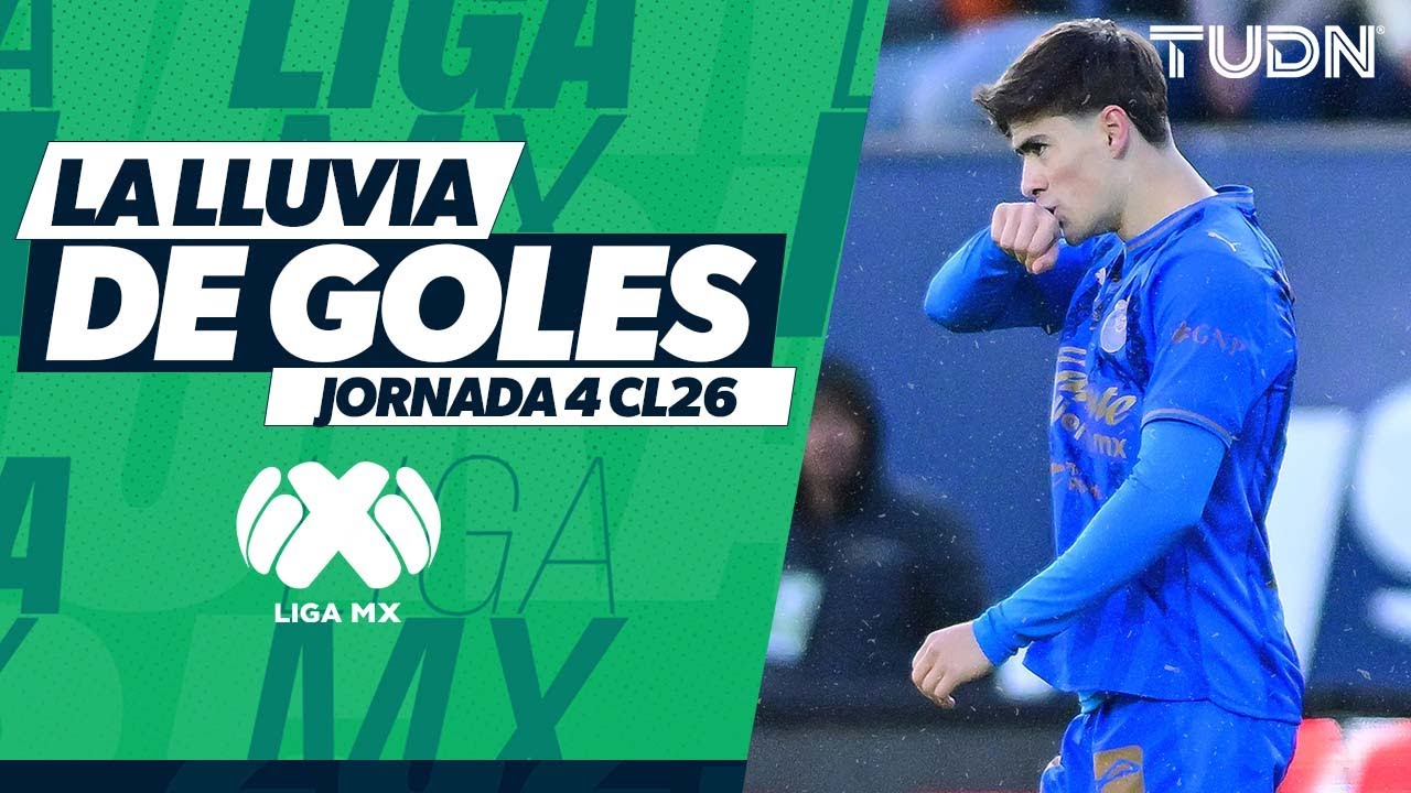 ¡LLUVIA DE GOLES! ⚽️ ☔ Los goles de la Jornada 4 del Clausura 2026 | TUDN
