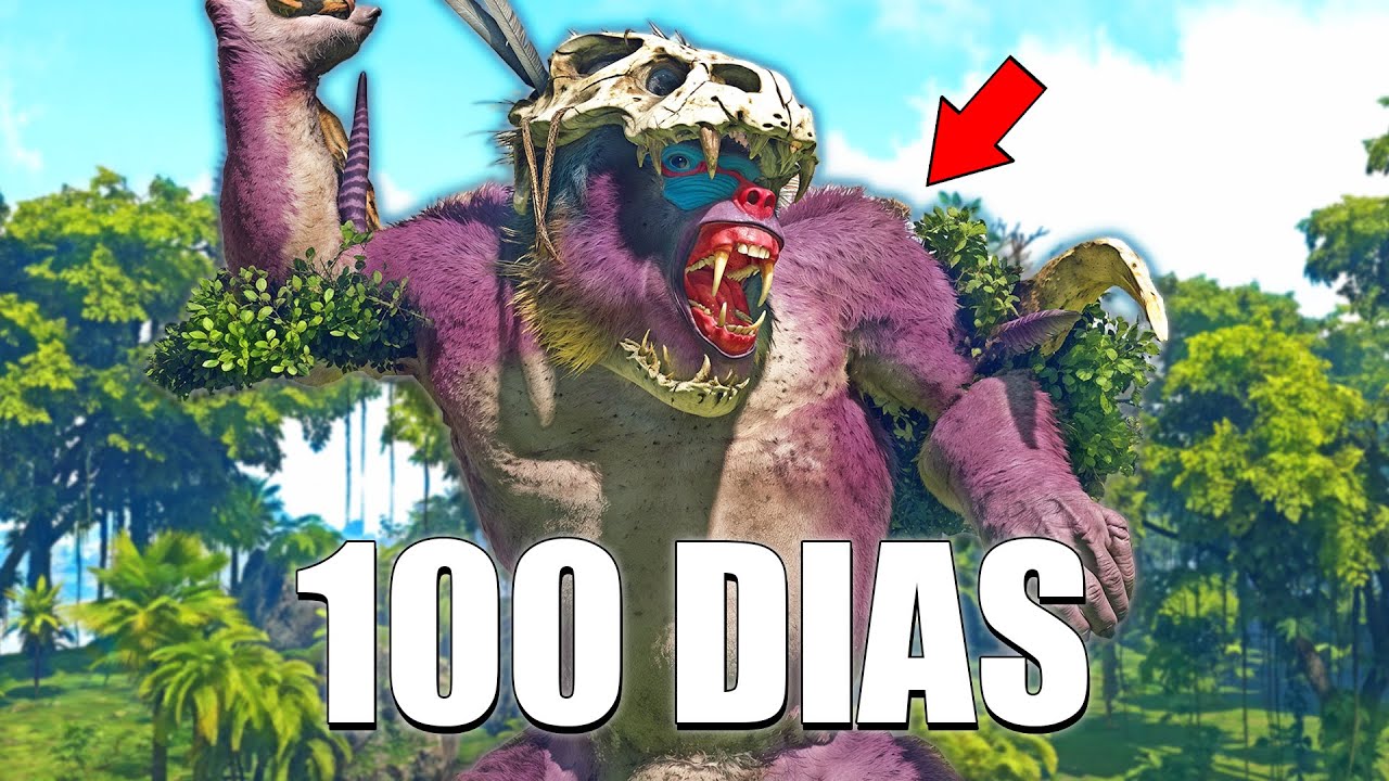 Sobrevivi 100 Dias en Ark Survival Evolved en Lost Island