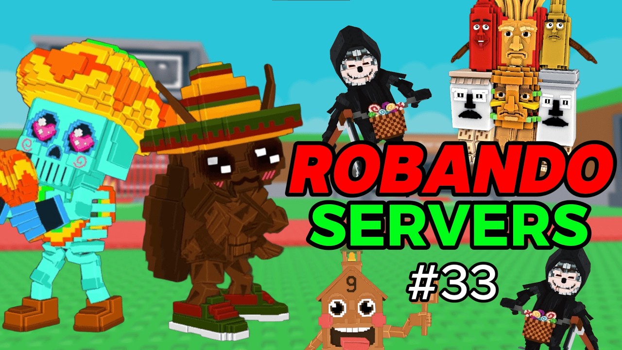 *LOS AMIGOS?* ROBANDO en SERVERS PUBLICOS 🗣️🔥 Día 33 | Roblox roba un brainrot