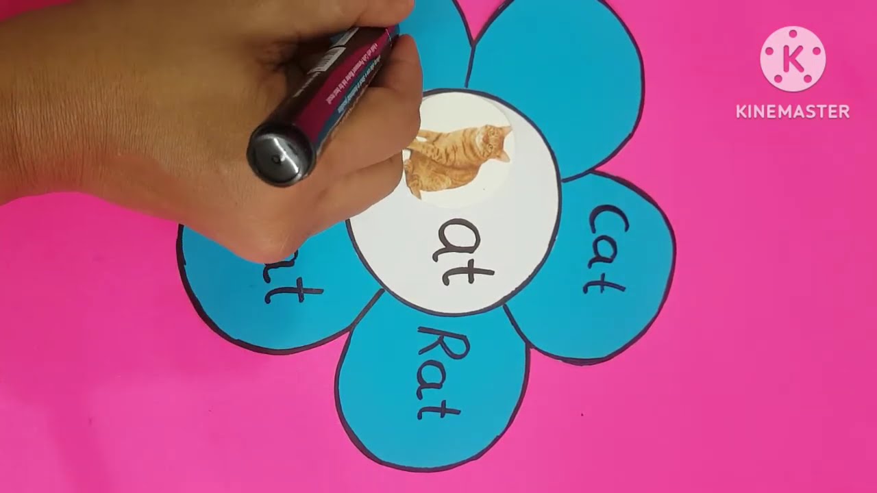 CVC WORD TLM /RHYMING WORDS FOR KG AND UKG /