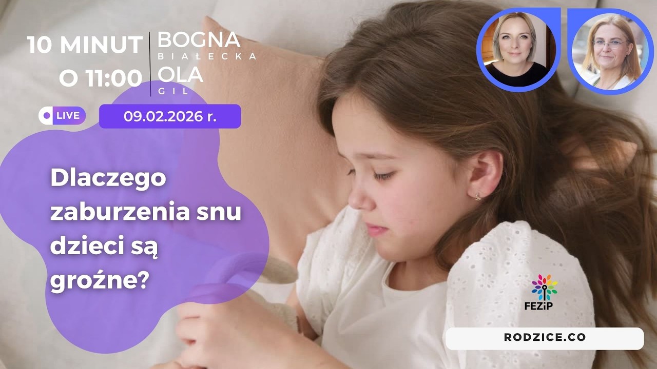 Dlaczego zaburzenia snu dzieci są groźne?