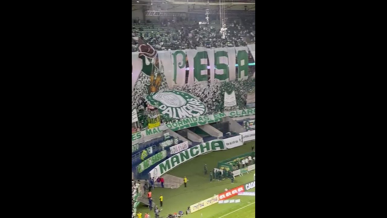 VAMOS PRA CIMA PORCO, HOJE EU VIM TE APOIAR!!! TORCIDA E MOSAICO IMPONENTE!!!