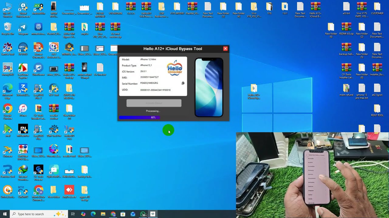Hello A12+ &mdash; iCloud Bypass (Windows Tool) Supports iPhone XR &rarr; 17 Pro Max&nbsp;And&nbsp;All&nbsp;iPads