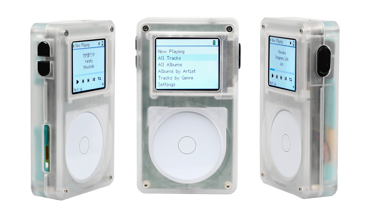 Tangara - ESP32-powered music player with a battery, an enclosure, a color screen, and a touchwheel
