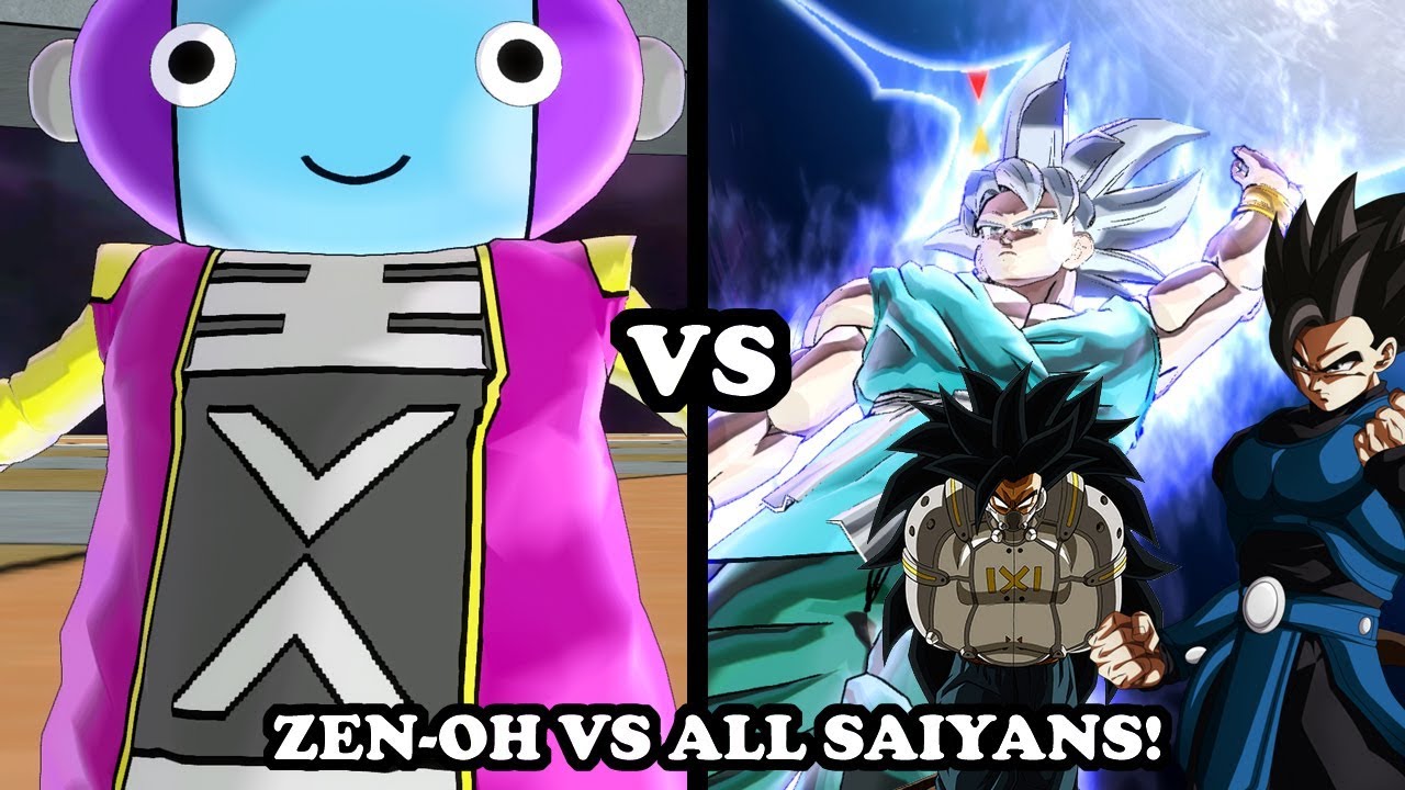 SUPREME BATTLE! Zeno VS All Saiyans (DB, DBZ, DBS, DBGT, DBH!) Dragon Ball Xenoverse 2 Mods