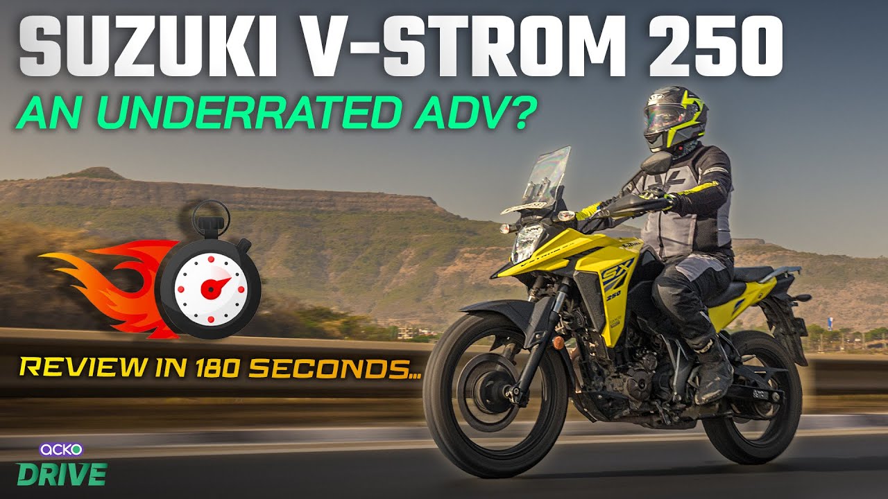 Suzuki V-Strom 250 - Review In 180 Seconds | Positives & Negatives Of The Suzuki ADV