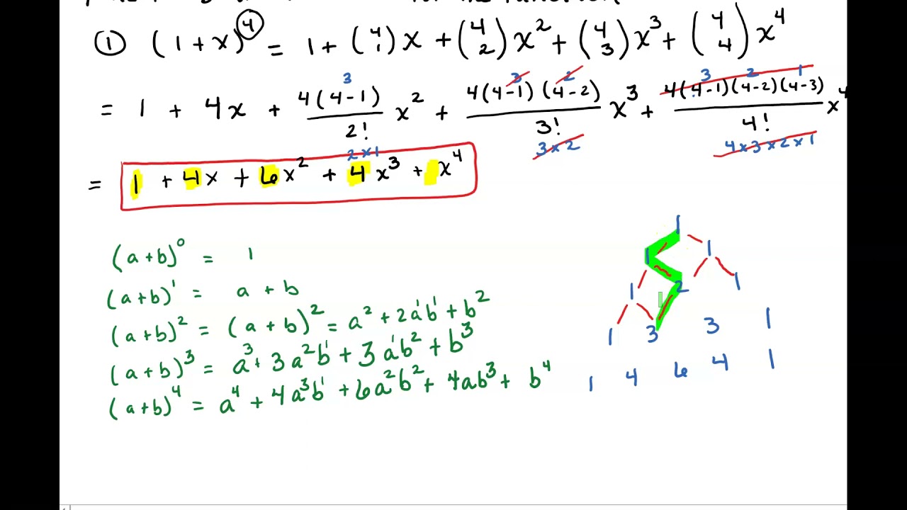 Finding a Binomial Series Using Pascal's Triangle