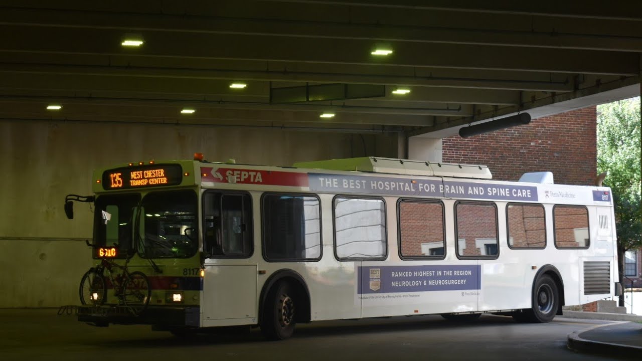 SEPTA Route 135: 2006 New Flyer D40LF #8117 Ride w/No Lock Up