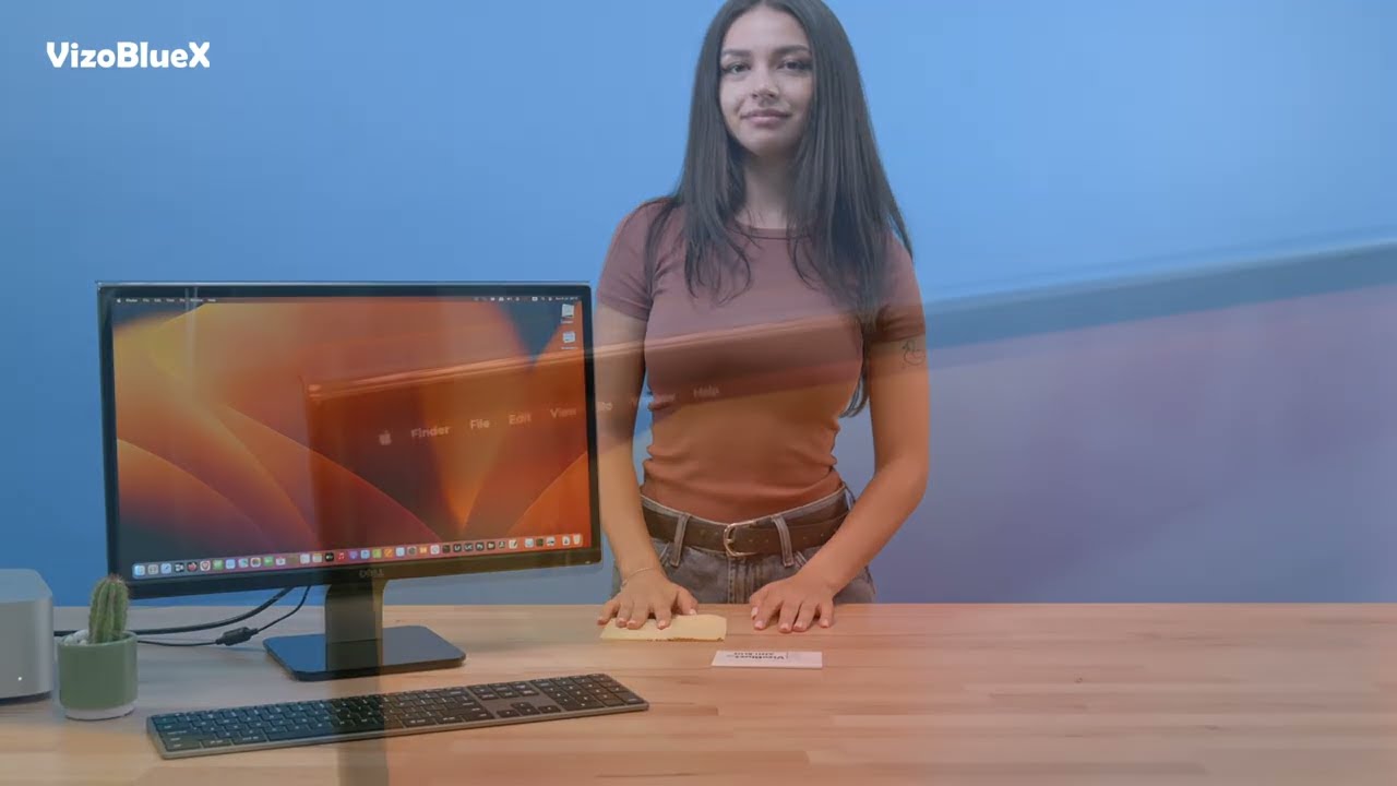 VizoBlueX Best Blue Light Filter for Computer Monitor. Blocking Screen Protector LCD PC, Mac Monitor