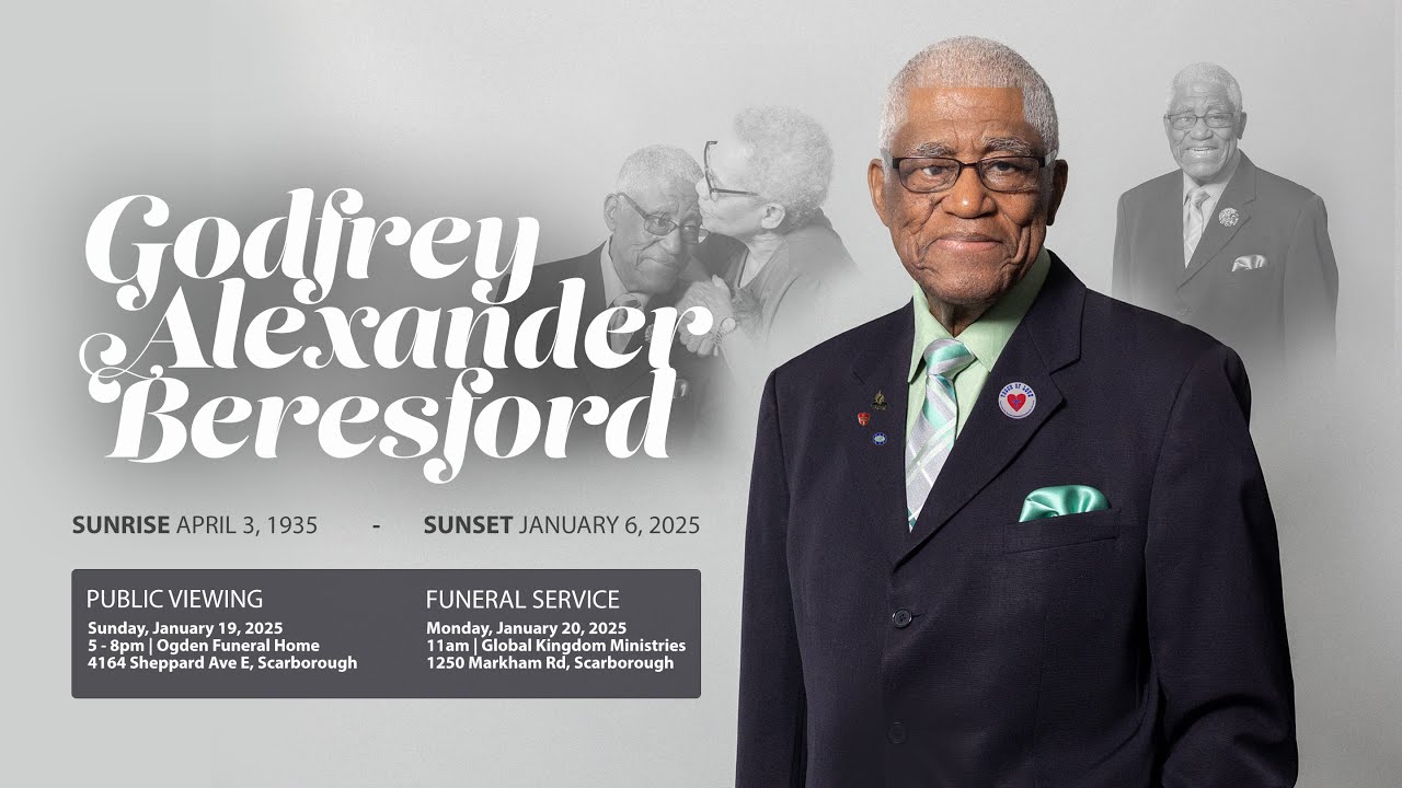 Pastor Godfrey Alexander Beresford | Celebration Of Life | January 20, 2025 | 11AM