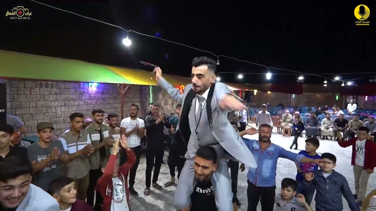افراح اهالي مارع عشيرة الموالي العريس غسان امين حج حسن الكدرو فرقة ربيع السرور ج 4