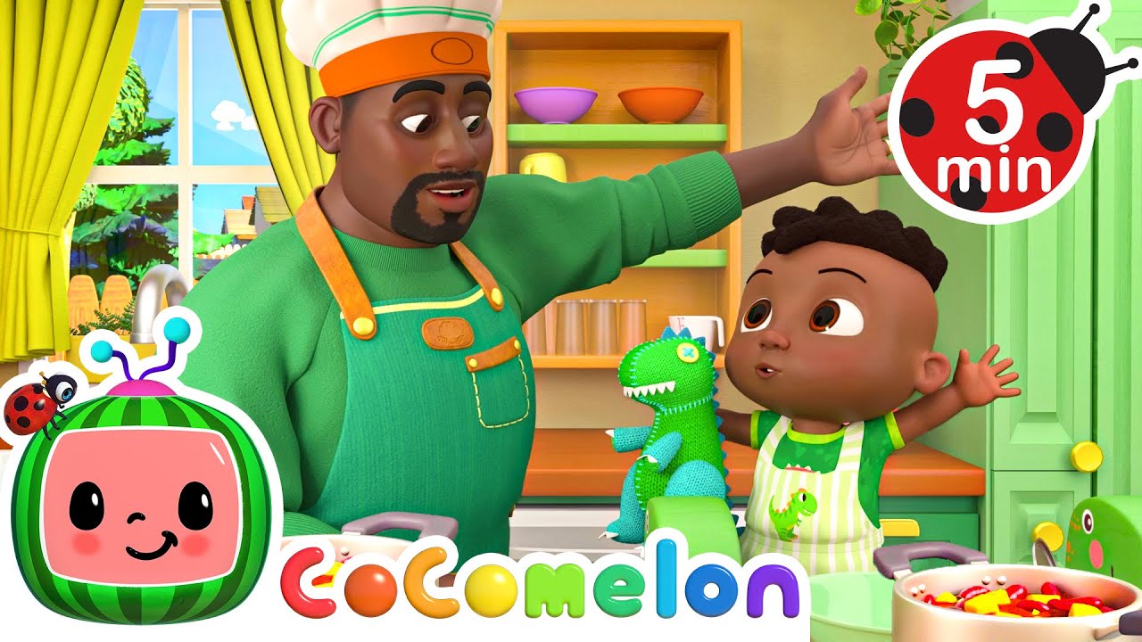 Yes Yes Veggies! Cook with Dad | CoComelon - Cody Time | CoComelon Songs for Kids & Nursery Rhymes
