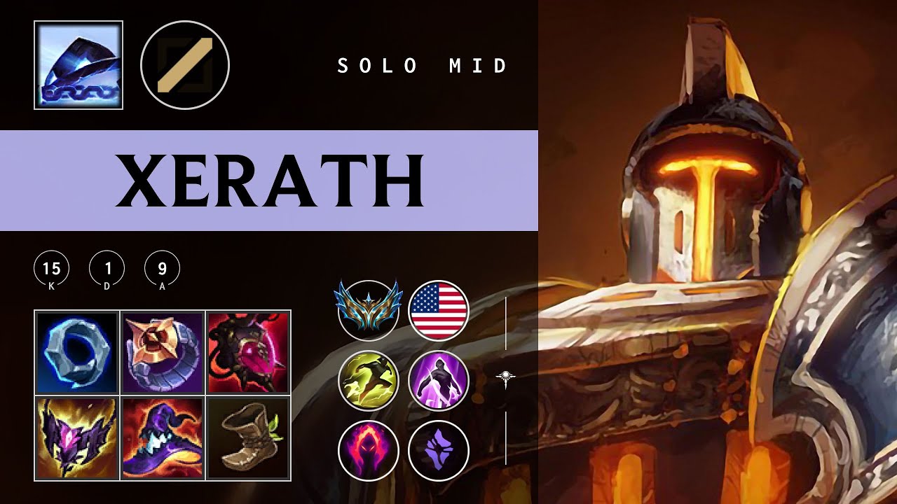 Xerath Mid vs Brand - NA Challenger Patch 25.24
