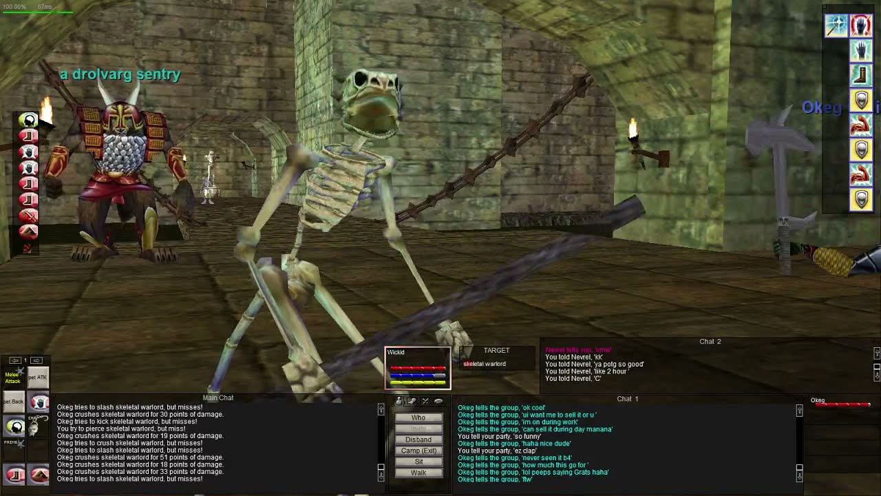 Project 1999 - is that... is that a T-Staff?? Warlord Karnors Castle!
