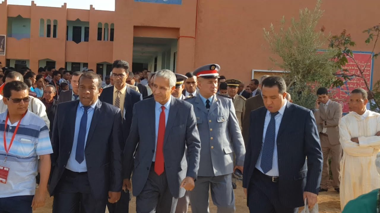 عامل إقليم زاكورة يترأس افتتاح جناح ابن خلدون بثانوية سيدي عمرو بتازارين