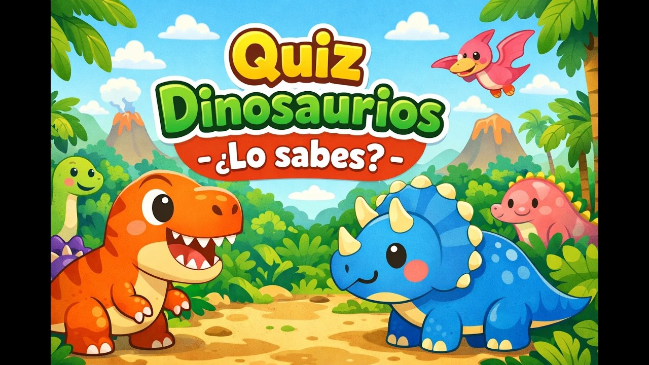 🦕 Quiz de Dinosaurios para Niños - ¿Conoces a Estos Gigantes? 🦖