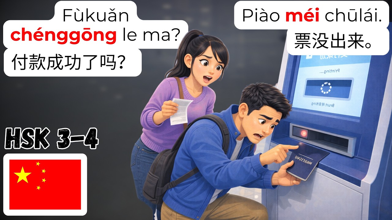 🇨🇳 15 Основных Китайских Диалогов о Маршрутах и Расписаниях (HSK 3-4) | Освойте Общественный Тран...