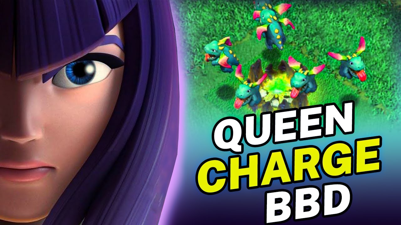 TH10 QUEEN CHARGE MASS BABY DRAGON -  WAR ATTACK STRATEGY  | CLASH OF CLANS