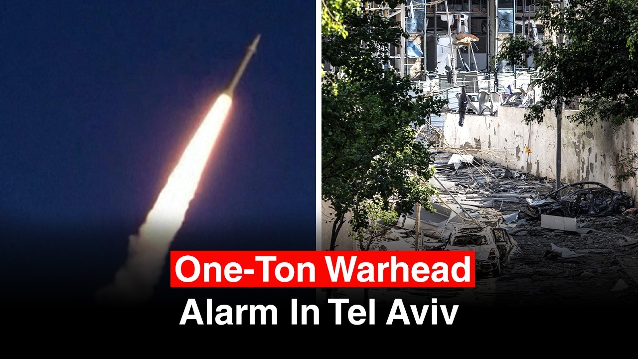Mojtaba’s Revenge For Father? Kheibar Shekan Missile With 1-Ton Warhead Target Israel’s Largest City