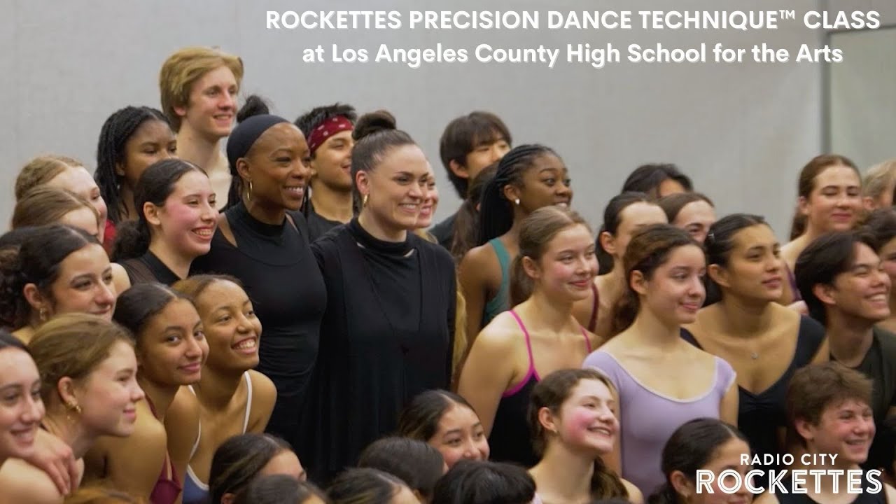 Rockettes Precision Dance Technique™ Class at Los Angeles County High School for the Arts