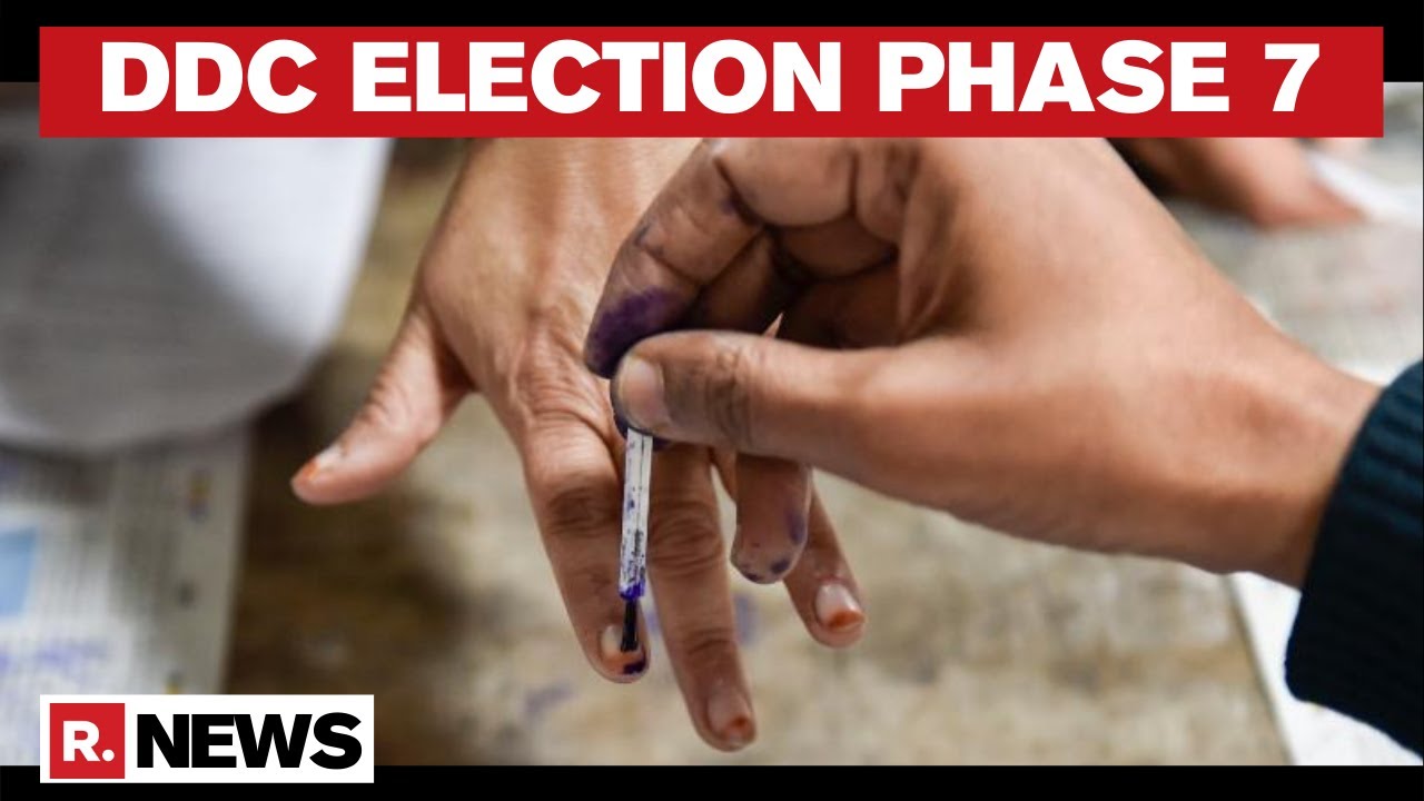 Jammu &Kashmir: Polling For 7th Phase Of DDC Elections Underway