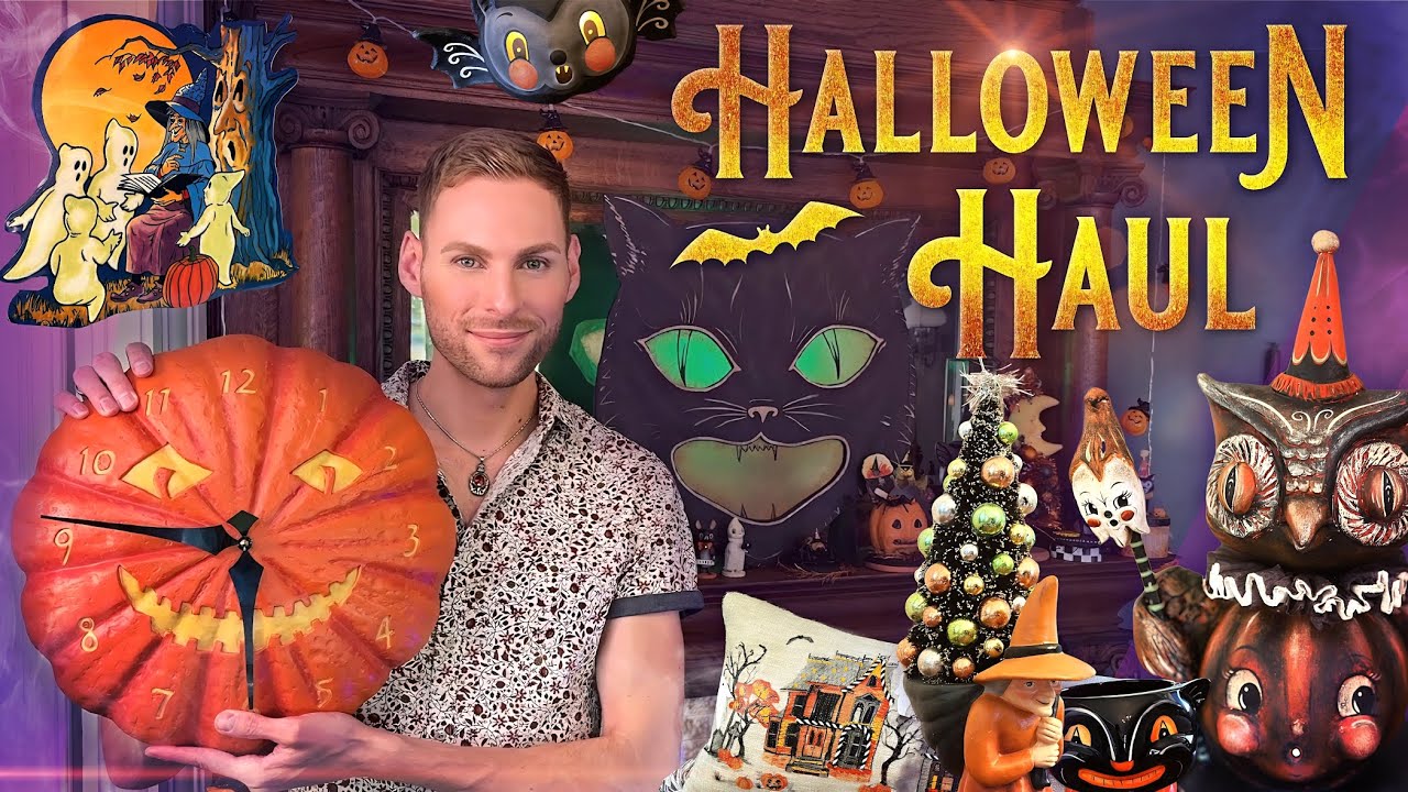 HomeGoods Halloween Haul! - Halloween Decorations - July Halloween Shopping - Johanna Parker